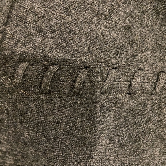 White + Warren gray open front cardigan.  Size XS - Picture 4 of 5